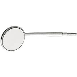 Generic Mirror Head, Cone Socket Front-Surface. Metal Mouth Mirror, Box | SurgiMac Dental Supply
