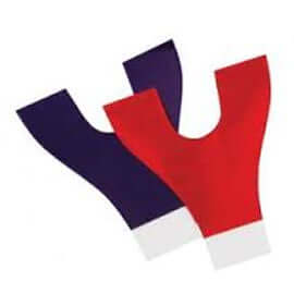 House Brand rticulating Paper Horseshoe, Blue/Red, Box of 6 books | SurgiMac Dental Supply