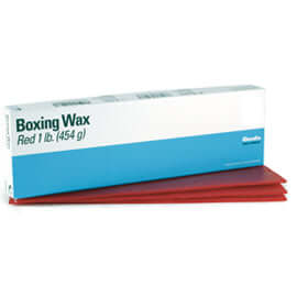 House Brand Boxing Wax - Red, Regular, 1 Lb. Package | SurgiMac Dental Supply