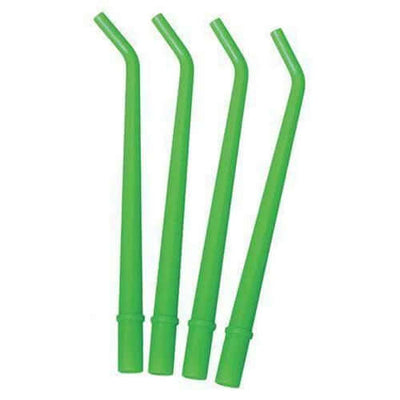 House Brand 1/4" Green Disposable Surgical Aspirating Tips 25/Pk