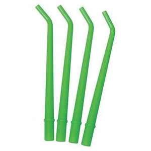 House Brand 1/4" Green Disposable Surgical Aspirating Tips 25/Pk | SurgiMac Dental Supply
