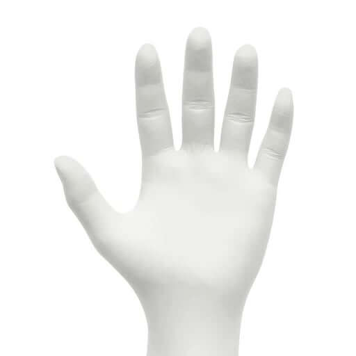 House Brand Powder-Free Latex Gloves, Non-Sterile, Chlorinated, Medium, White, 100/Box | SurgiMac Dental Supply