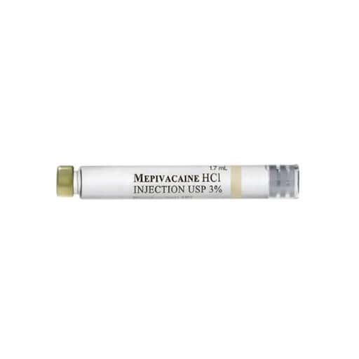 House Brand Mepivacaine 3% Local Anesthetic Plain, Box Of 50 - 1.7 Ml | SurgiMac Dental Supply