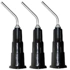 House Brand Pre-Bent Applicator Needle Tips, 19 Gauge, Black, 100/Pk. | SurgiMac Dental Supply