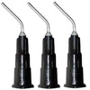 House Brand Pre-Bent Applicator Needle Tips, 19 Gauge, Black, 100/Pk.