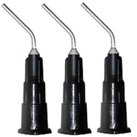 House Brand Pre-Bent Applicator Needle Tips, 19 Gauge, Black, 100/Pk. | SurgiMac Dental Supply