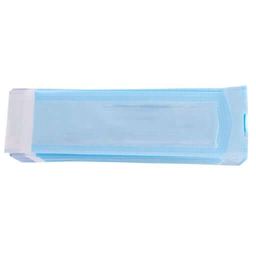 House Brand 2.75" X 10" Self-Sealing Paper/Blue Film Sterilization Pouch, 200/Box | SurgiMac Dental Supply