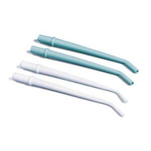 House Brand White Disposable Surgical Aspirating Tip 6 1/4" X 1/8", Package | SurgiMac Dental Supply