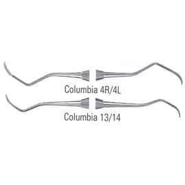 House Brand #4R/4L Columbia Curette With 1/4" Round Handle