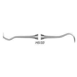 House Brand #H5/33 Scaler with #6 Large 3/8" Round Lightweight Hollow Stainless