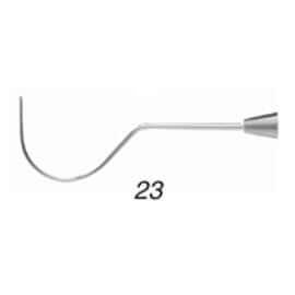 House Brand #23 Shephard'S Hook Single End Explorer With Standard Handle | SurgiMac Dental Supply