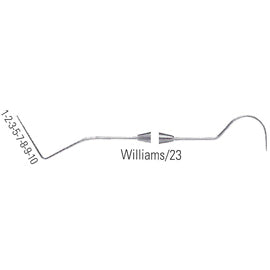 Generic Brand #23/Williams Expro (Explorer/Probe), color coded markings