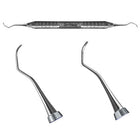 Hu-Friedy #5/6 double end Barnhart curette with #6 Satin Steel Handle | SurgiMac Dental Supply