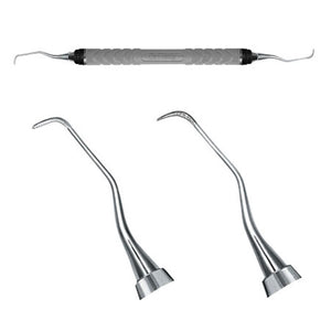 Hu-Friedy #11/12 Gracey Curette with #8 ResinEight Handle | SurgiMac Dental Supply
