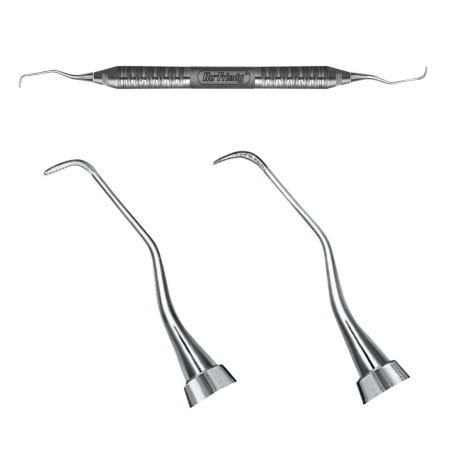 Hu-Friedy #11/12 double end Gracey curette with #6 Satin Steel Handle | SurgiMac Dental Supply