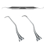 Hu-Friedy #11/12 Rigid Gracey Curette with #6 Satin Steel Handle | SurgiMac Dental Supply