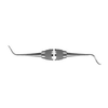 Hu-Friedy #2 Posterior Double End Nevi Scaler with #8 ResinEight Handle