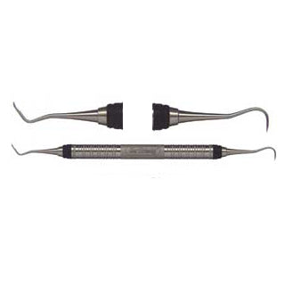 Hu-Friedy #1 Nevi/H5 Hygienist Scaler with #6 Satin Steel Handle | SurgiMac Dental Supply