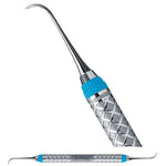Hu-Friedy Nebraska 128 Scaler Double End with #9 EverEdge Handle. Anterior | SurgiMac Dental Supply