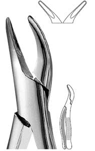 Miltex #69 Upper/Lower Fragment or small Root surgical Forceps