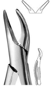 Miltex #69 Upper/Lower Fragment or small Root surgical Forceps | SurgiMac Dental Supply