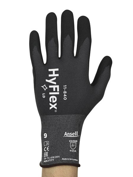 Ansell Hyflex 11-840 Nitrile Glove | 284610-7-12prbg | Ansell | SurgiMac