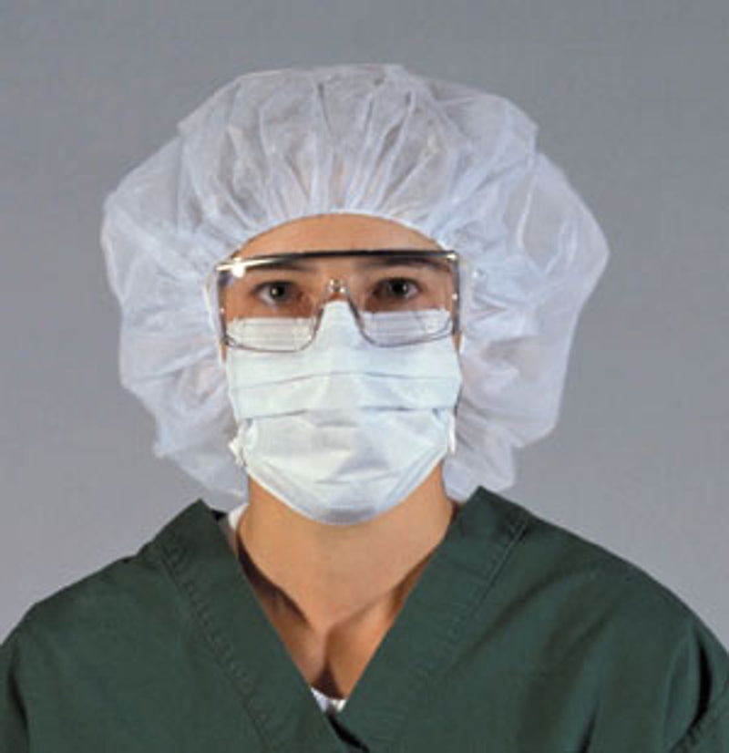 Bouffant Cap, White, by Medicom 8000-M