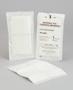 Abdominal Pad, 8" x 10", Sterile 1s, Sealed Ends, 24/pk, 15 pk/cs A7081