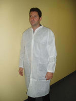 Premium Lab Coat, White, 50/cs A8048