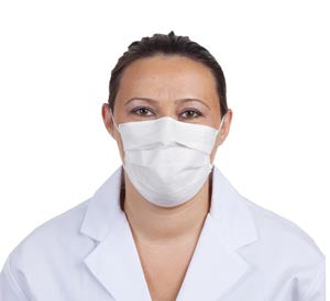 Level 1 Ear Loop White Face Mask, 50/bx 20346
