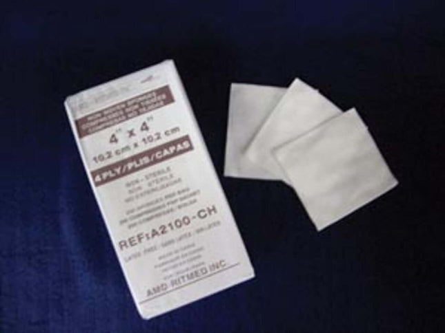 Non-Adherent Island Dressing, 4" x 4", Non-Sterile, 200/pk, 10 pk/cs A2100-CH