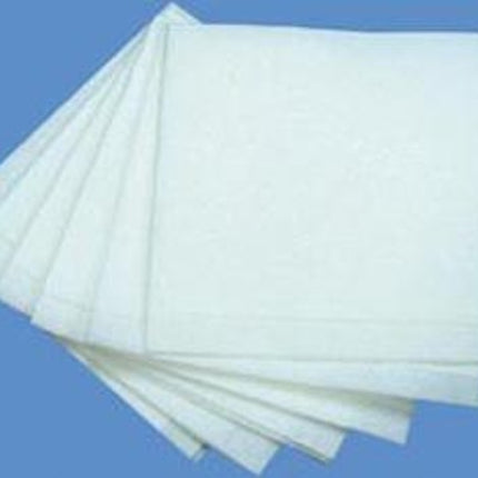 Dry Washcloth, 10" x 13", Latex Free (LF), White, 50/Pk, 10pk/Cs