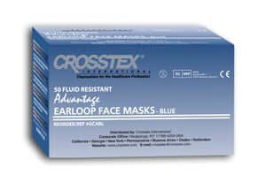 Mask, Latex Free (LF), 50/bx, 10 bx/cs GCABL