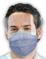 ASTM Level 1 Mask, Latex Free (LF), 25/bx, 4 bx/ctn GCIPWB