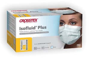 Crosstex ASTM Level 1 Mask, Latex Free (LF), 50/bx, 10 bx/ctn GPLUSBL
