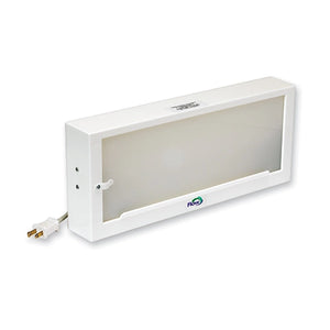 Flow Dental Slimline Illuminator, Heavy-duty Plastic Front with a White Finish, Desk