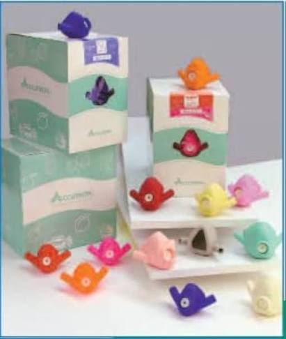 Buy Accutron PIP+ Small Variety Pack 4 Nasal Hoods Includes Blue Raspberry, Watermelon & Grape nitrous masks for pediatric patients.