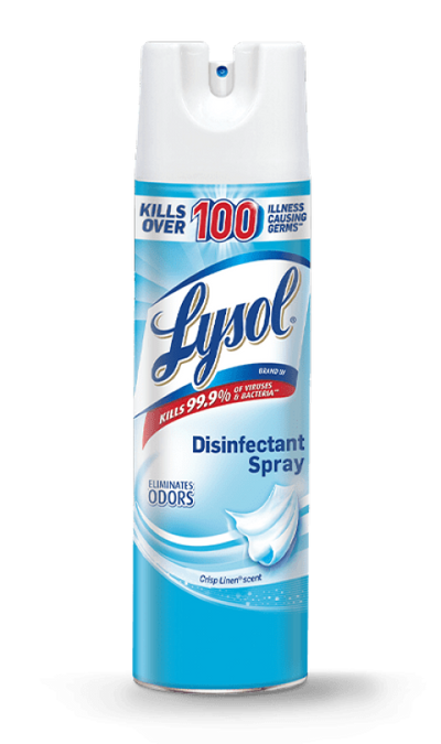 Lysol Disinfectant Spray, Crisp Linen, 228oz (12X19oz)