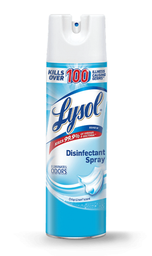 Lysol Disinfectant Spray, Crisp Linen, 228oz (12X19oz) 259737-12H