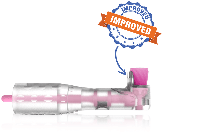 AntiSplatr disposable prophy angle, Firm cup, Blue LSFAF-100