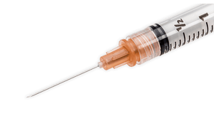 3 mL BD Integra Retracting Safety Syringe with 25 G x 1 Needle | SurgiMac Dental Supply