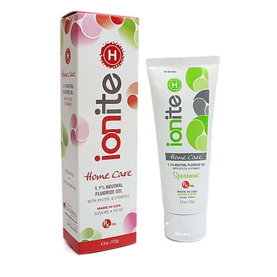 Ionite-H Homecare Toothpaste - Spearmint, 4.3 oz. tube. 1.1% Sodium Fluoride