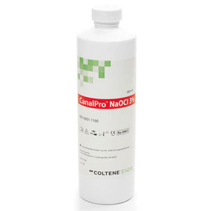 CanalPro NaOCl Sodium Hypochlorite - 3%, 16 oz (480 ml) Bottle. Root Canal | SurgiMac Dental Supply
