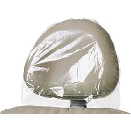 SurgiMac 9.5" X 14.5" Clear Plastic Headrest Cover, MacSafe