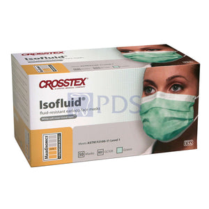 Crosstex ASTM Level 1 Mask, Vibrant Color Options, Latex Free (LF), 50/bx, 10 bx/ctn GCIBL