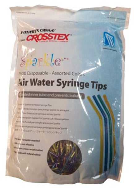 Crosstex | Syringe Tips, Assorted Colors, 1500/bg | BCSAWSB