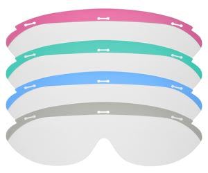 Safety Glasses, Replacement Lenses, Clear, 25/pk 3903