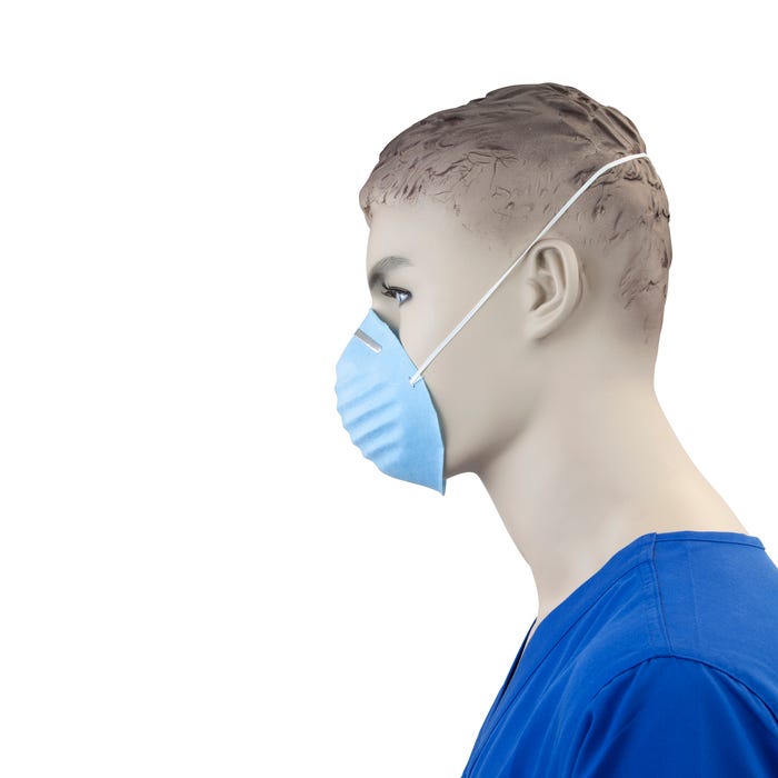 Molded Face Mask, Blue, 50/BX - Dynarex 2203