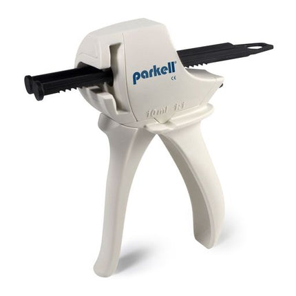 Cartridge dispensing gun, designed for 10ml split-cartridges by Parkell | S327 | | Cosmetic dentistry products, Dental Supplies, Dispenser Guns | Parkell | SurgiMac