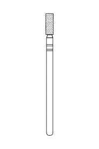 Premier Laboratory HP Diamonds #X535.7 Flat End Cylinder Fine Grit Laboratory